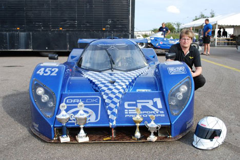 Alex Frederichsen - her foran en af Aquila racerne